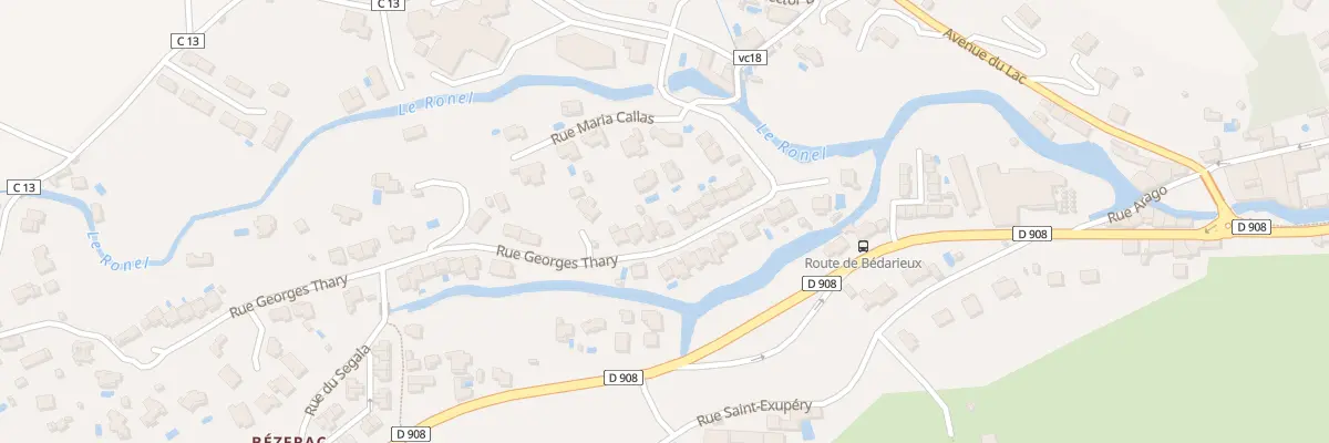 Plan du 18 Rue Georges Thary à Clermont-l’Hérault