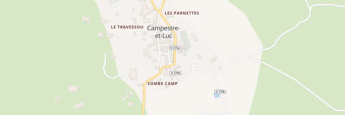 Plan du 5030 Village de Campestre à Campestre-et-Luc