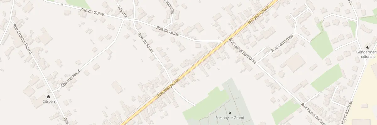Plan du 285 Rue Jean Jaurès à Fresnoy-le-Grand