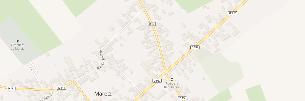 Plan du 7 Rue Georges Clémenceau à Maretz