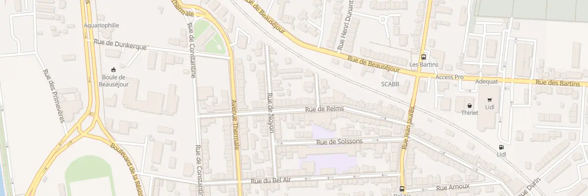 Plan du 27 Rue de Reims à Vichy