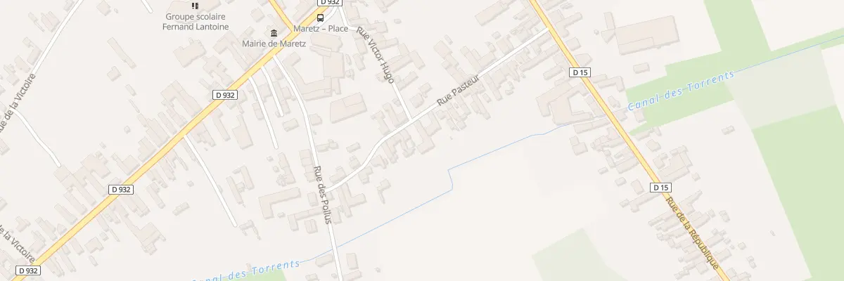 Plan du 16 Rue Pasteur à Maretz