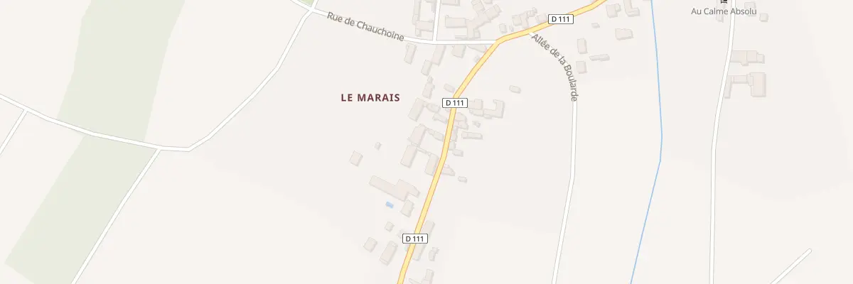 Plan du 9 Rue du Marais à Lindry