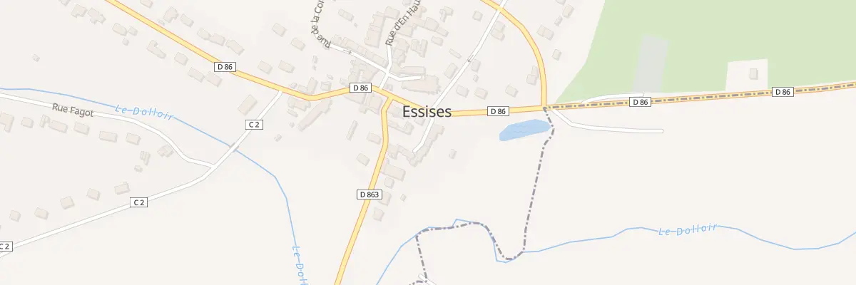 Plan du 2 Rle de la Ferme à Essises
