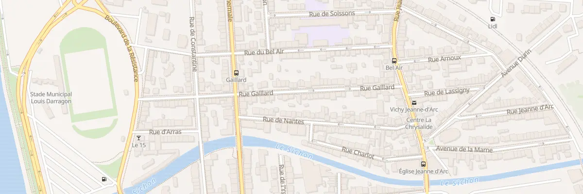 Plan du 48 Rue Gaillard à Vichy