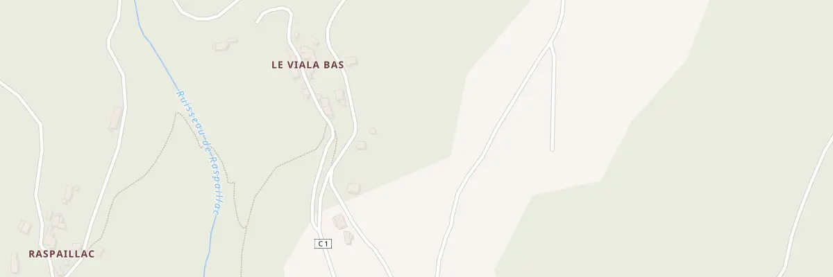 Plan du 21 Viala Bas à Barjac
