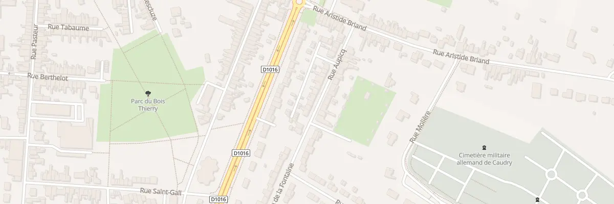Plan du 22 Rue Aupicq à Caudry