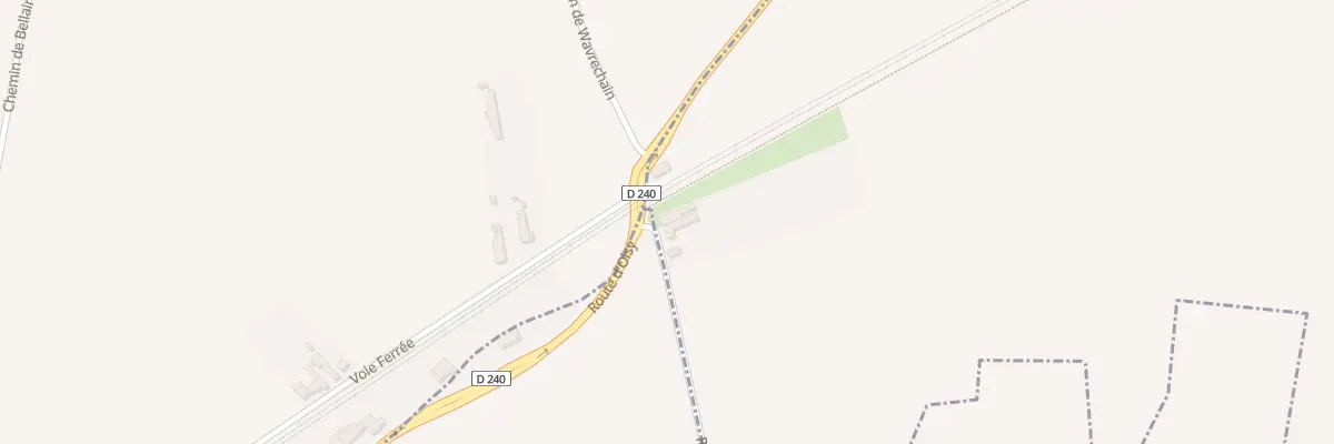 Plan du 9 Rue de Wavrechain à Oisy