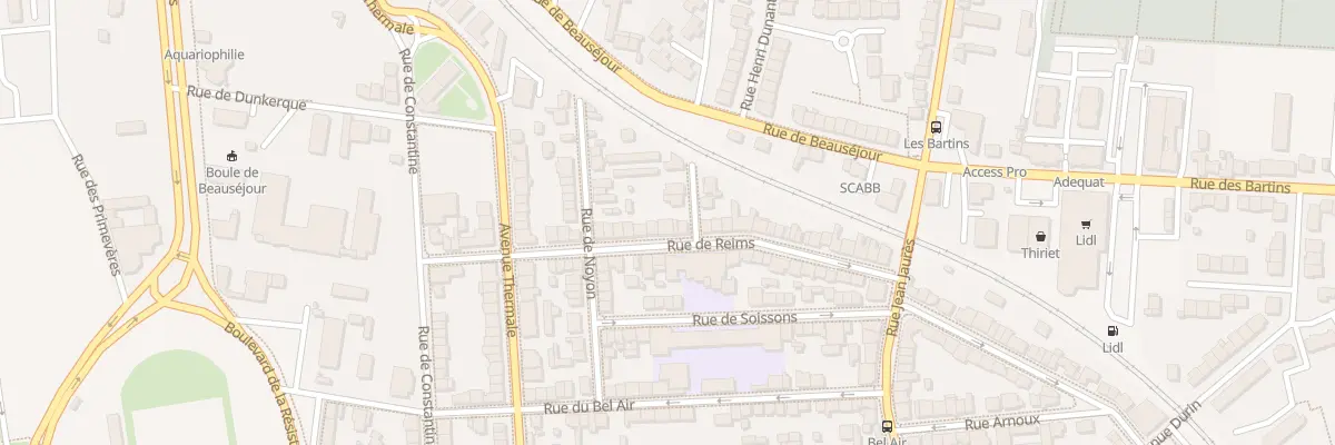 Plan du 31 Rue de Reims à Vichy