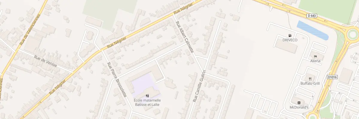 Plan du 32 Rue Albert Camus à Caudry