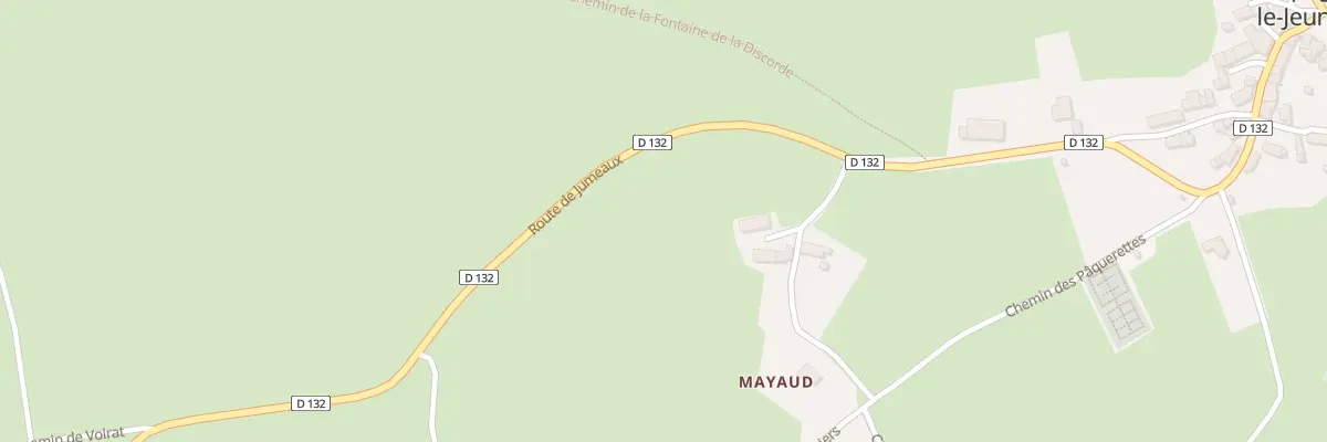 Plan du 1 Imp des Frenes à Champagnat-le-Jeune