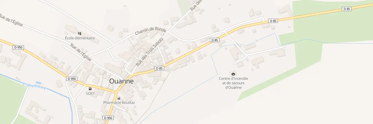 Plan du 20 Rue d’Auxerre à Ouanne