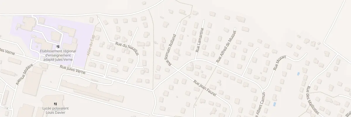 Plan du 2 Rue Romain Rolland à Joigny