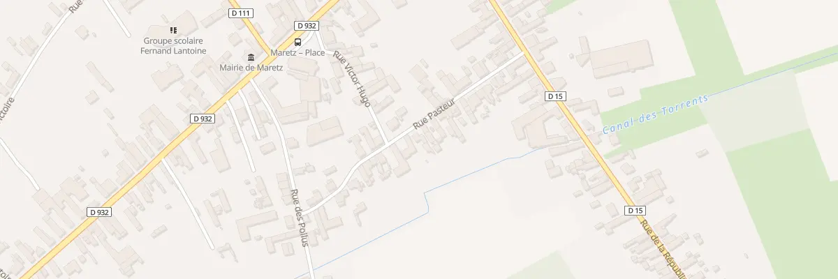 Plan du 22 Rue Pasteur à Maretz