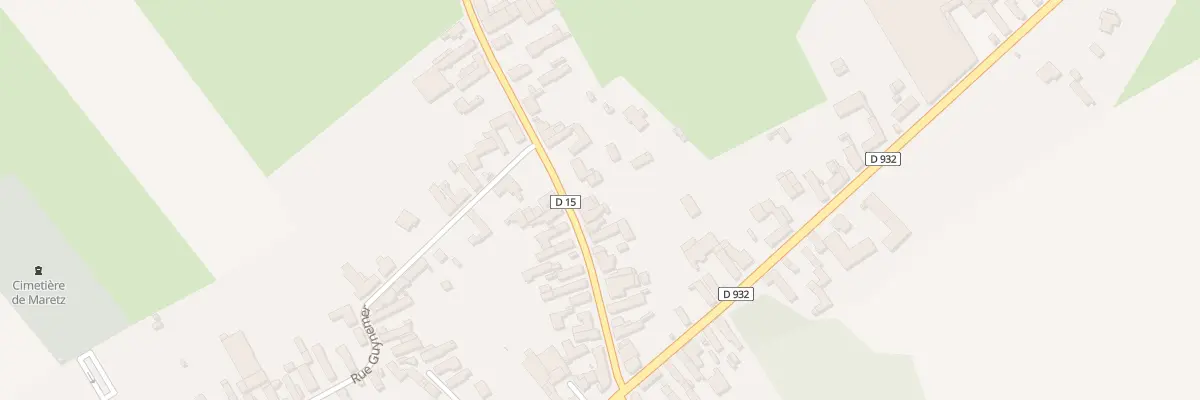 Plan du 18 Rue Georges Clémenceau à Maretz