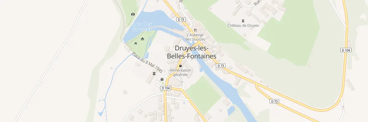 Plan du 3 Rue du Capitaine Coignet à Druyes-les-Belles-Fontaines