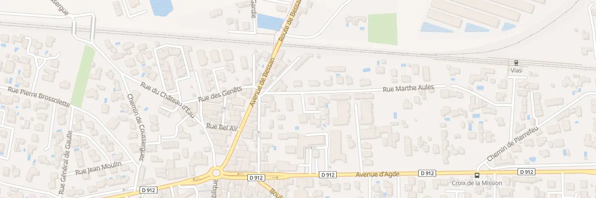 Plan du 3 Rue Marthe Aules à Vias