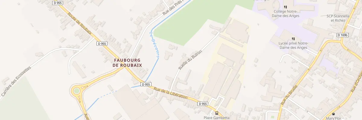 Plan du 1 Rue de Liberation Rle Buiron à Saint-Amand-les-Eaux