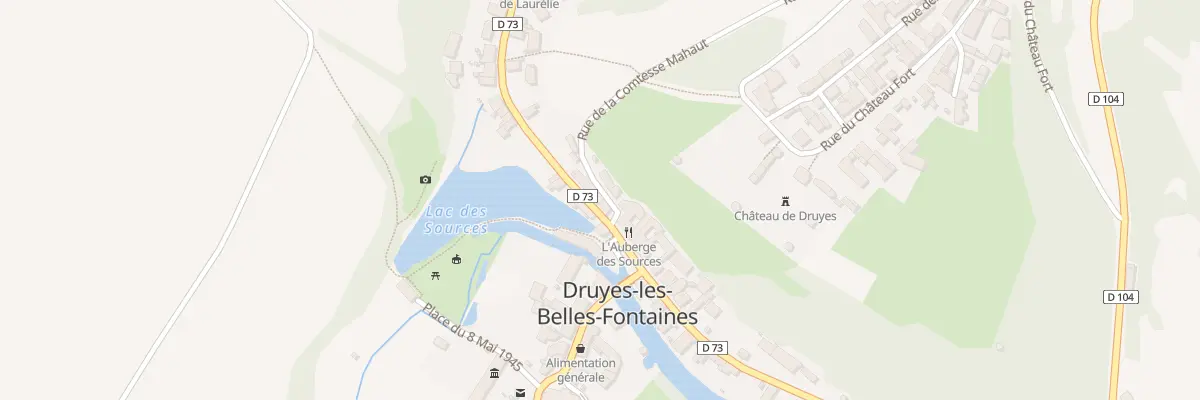 Plan du 48 Le Village à Druyes-les-Belles-Fontaines