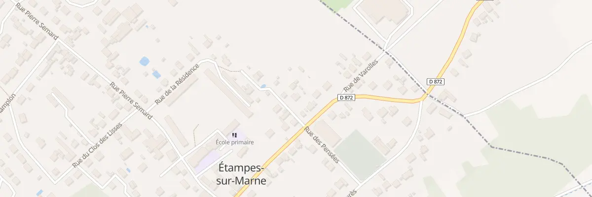 Plan du 2 Rue des Lilas à Étampes-sur-Marne