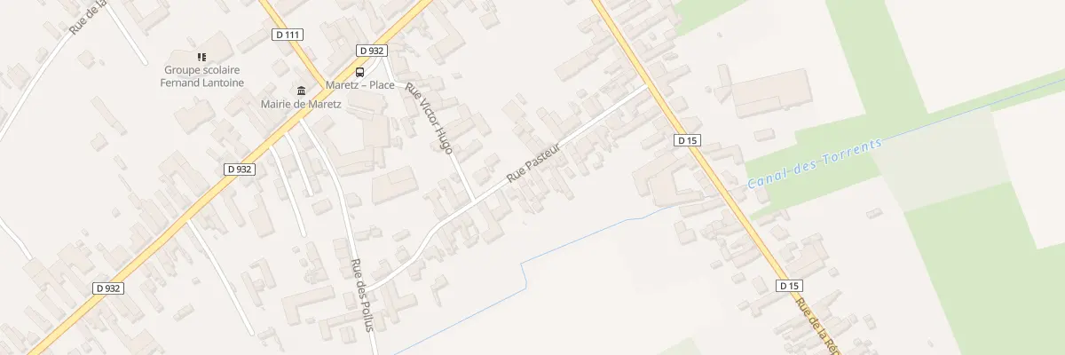 Plan du 28 Rue Pasteur à Maretz
