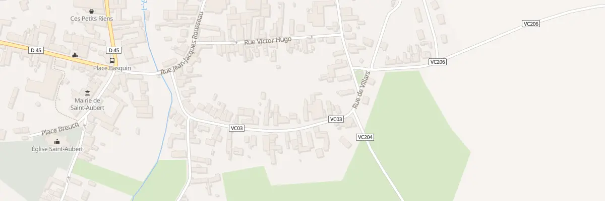 Plan du 27 Rue Jean Jaurès à Saint-Aubert