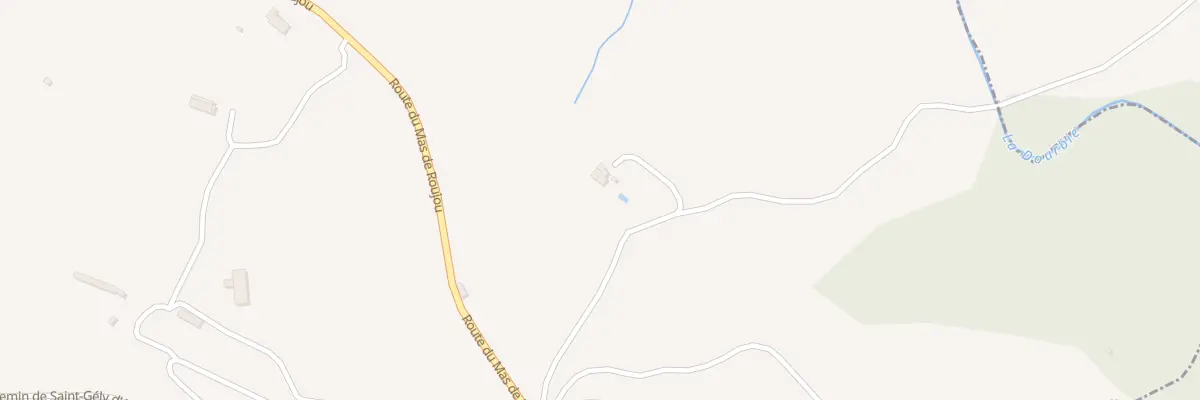 Plan du 500 Rte du Mas de Roujou à Lieuran-Cabrières
