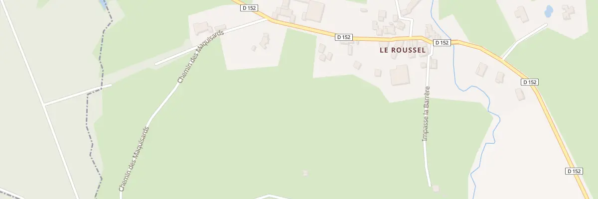 Plan du 5140 Le Roussel à Neuville