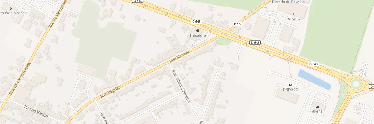 Plan du 116 Rue Négrier à Caudry