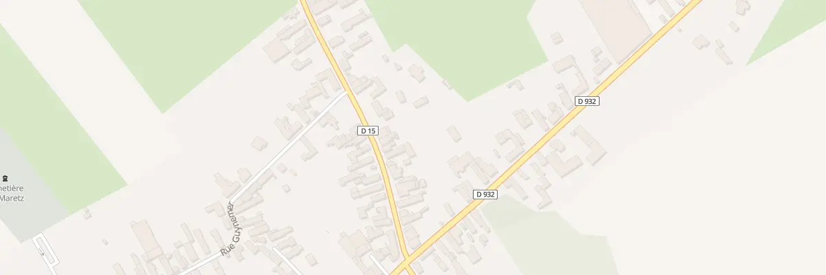 Plan du 14 Rue Georges Clémenceau à Maretz