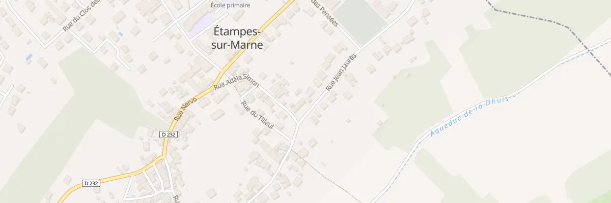 Plan du 9 Rue Jean Jaures à Étampes-sur-Marne