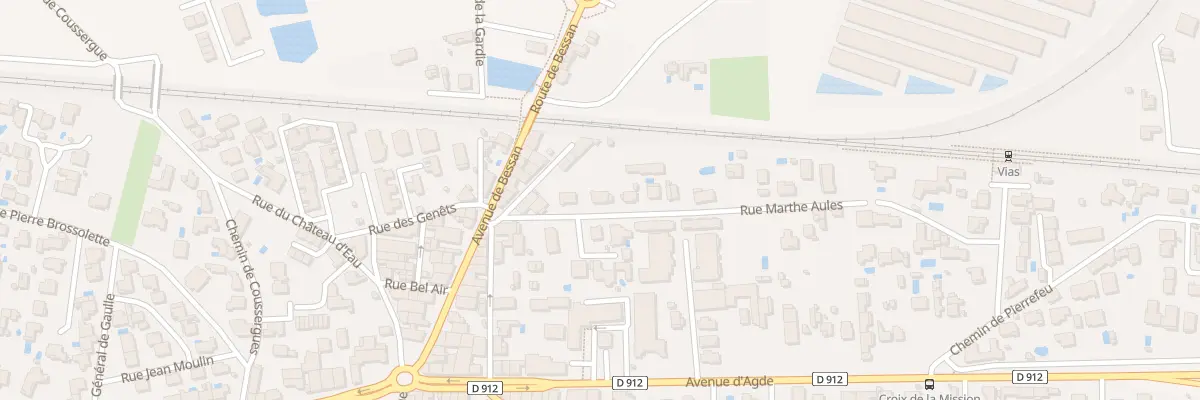Plan du 6 Rue Marthe Aules à Vias