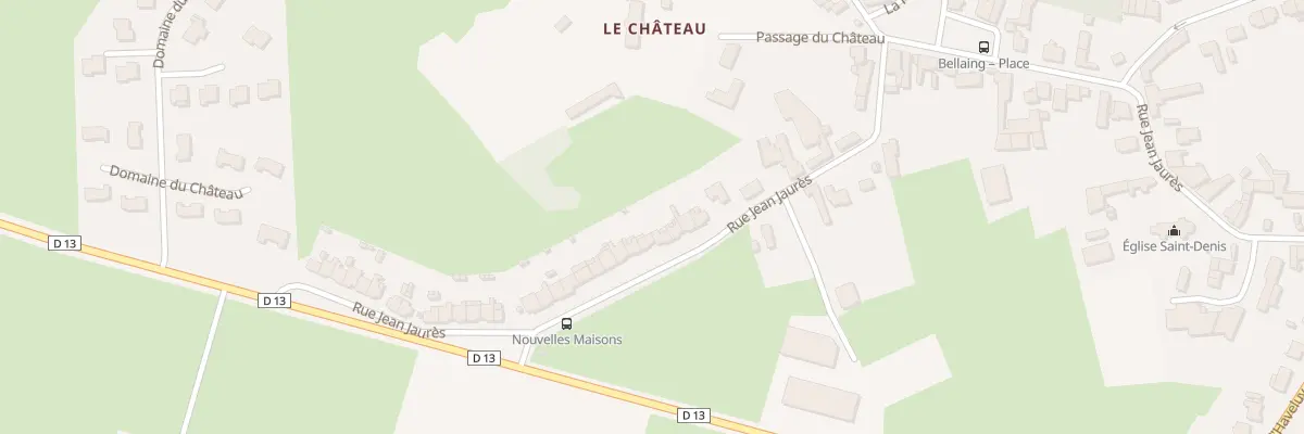 Plan du 56 Rue Jean Jaures à Bellaing