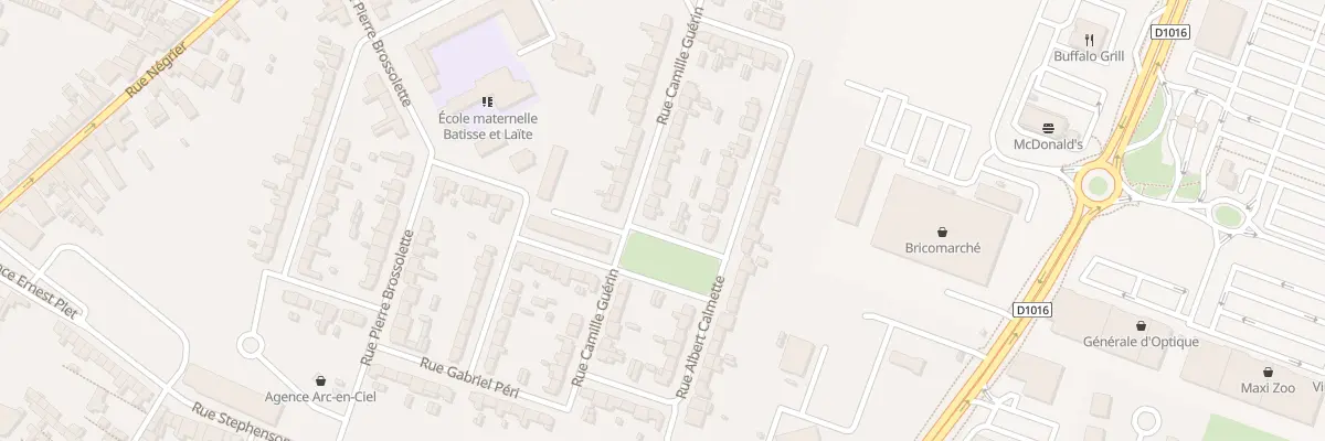 Plan du 14 Rue Camille Guérin à Caudry