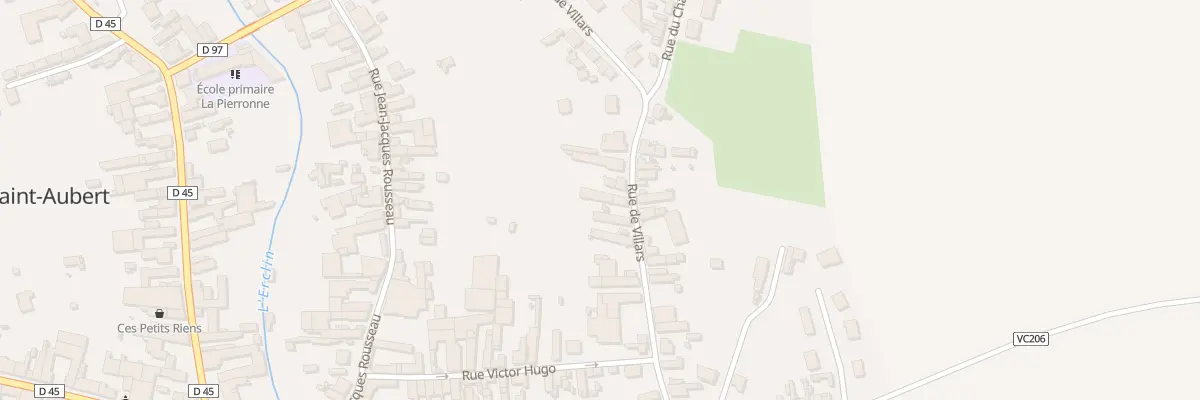 Plan du 23 Rue de Villars à Saint-Aubert