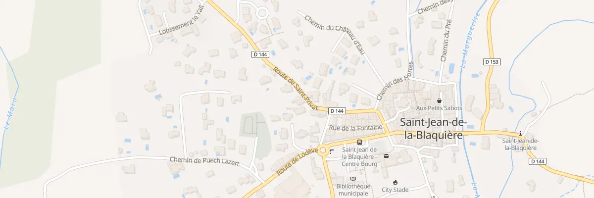 Plan du 131 Rte de Saint Privat à Saint-Jean-de-la-Blaquière