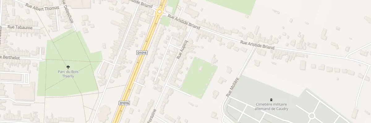 Plan du 13 Rue Aupicq à Caudry