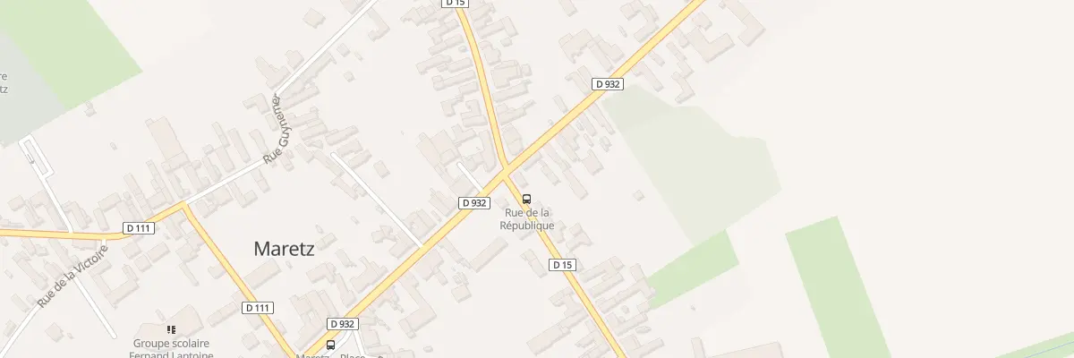 Plan du 2 Rue Eugene Lefevre à Maretz