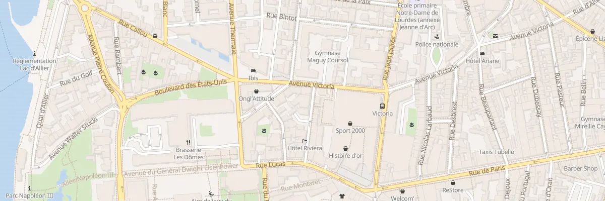 Plan du 15 Rue de l’Intendance à Vichy