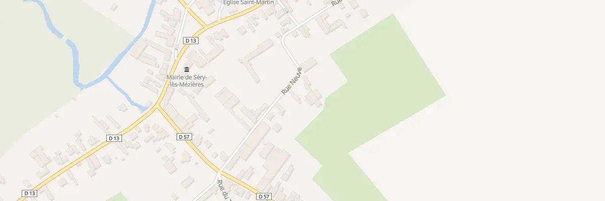 Plan du 6 Rue Neuve à Séry-lès-Mézières
