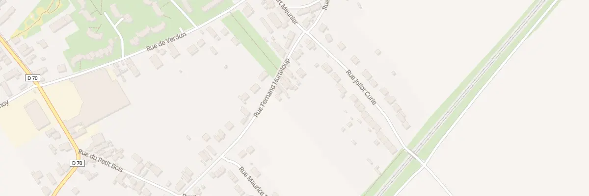 Plan du 79 Rue Fernand Hurteloup à Fresnoy-le-Grand