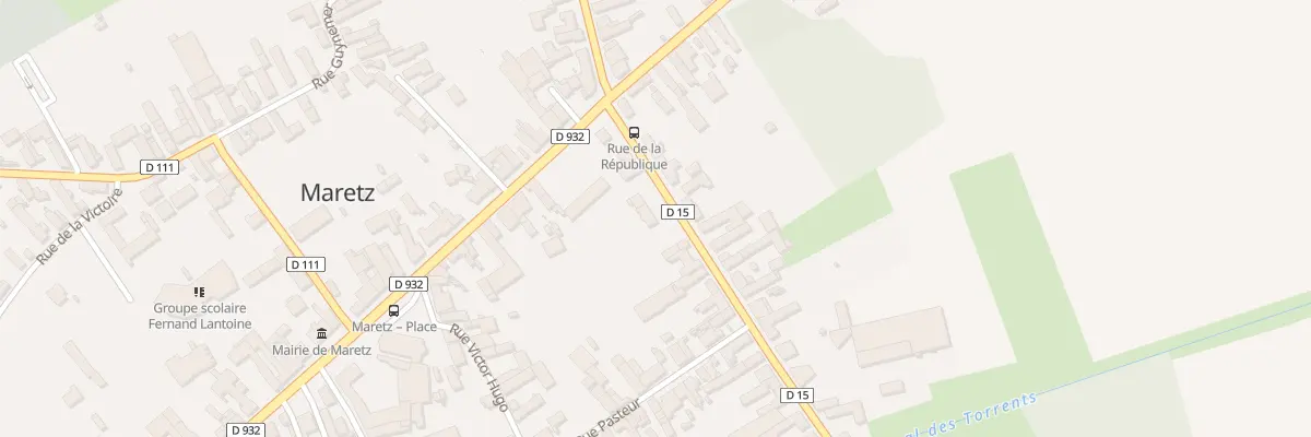 Plan du 4 Rue de la République à Maretz