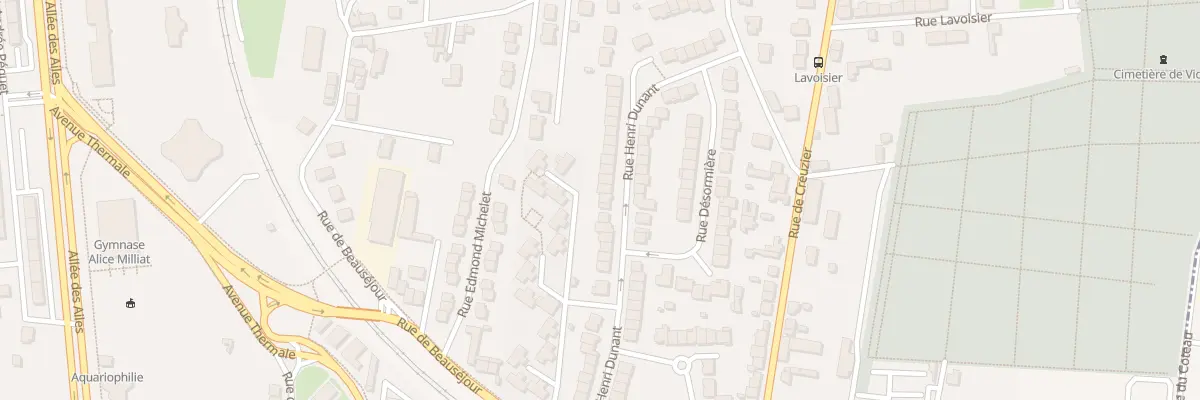 Plan du 41 Rue Henri Dunant à Vichy
