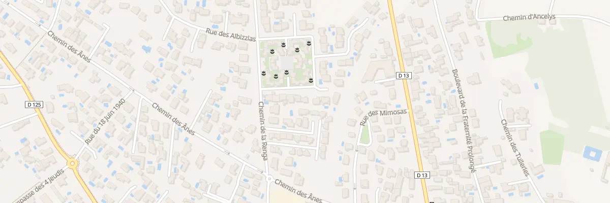 Plan du 12 Rue Henri Dunant à Bessan