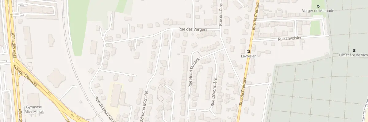 Plan du 63 Rue Henri Dunant à Vichy