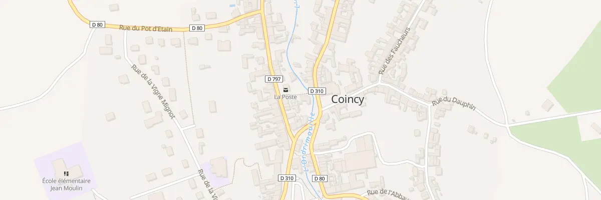 Plan du 12 Grande Rue à Coincy