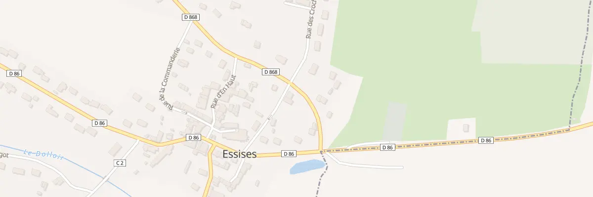 Plan du 8 Rue des Crochets à Essises