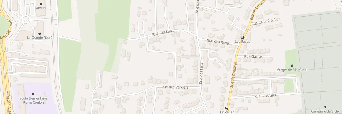 Plan du 5 Rue de la Grande Chaise à Vichy