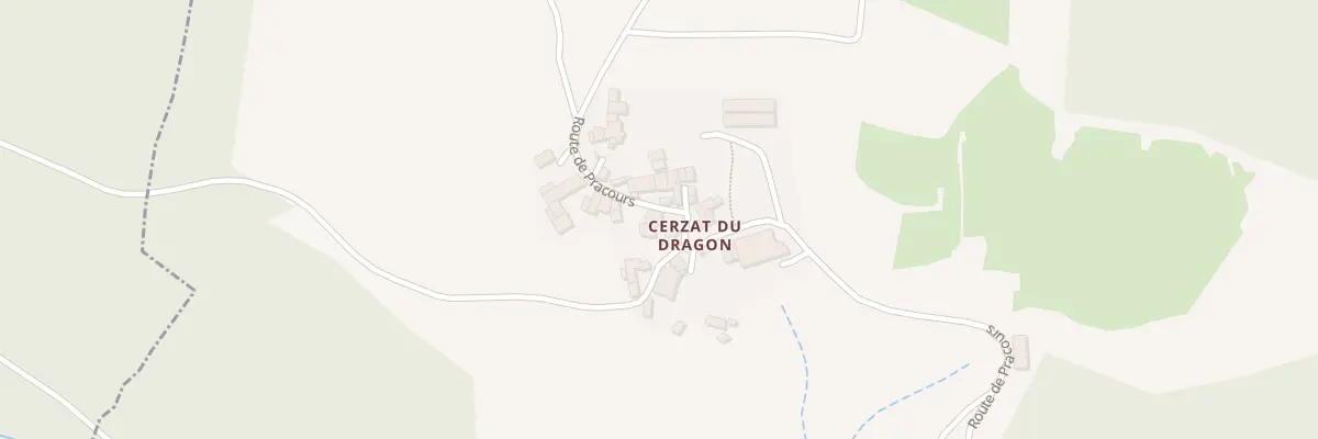 Plan du 5096 Cerzat à Saint-Privat-du-Dragon