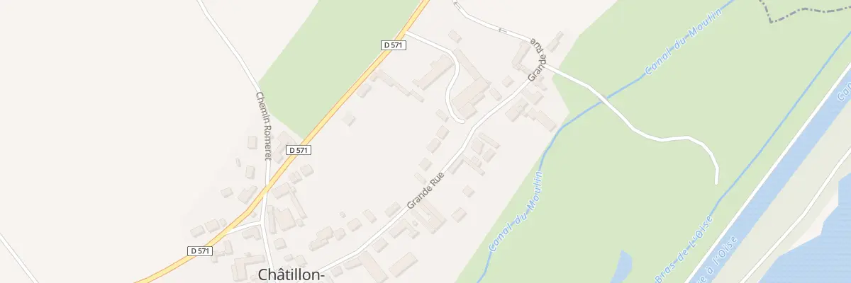 Plan du 12 Gr Grand Rue à Châtillon-sur-Oise
